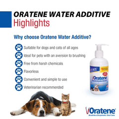 ZYMOX water additive in cat bowl promotes painless daily dental care