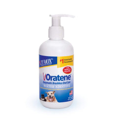 Pet King Brands ZYMOX water additive pour shows easy daily dental care for pets