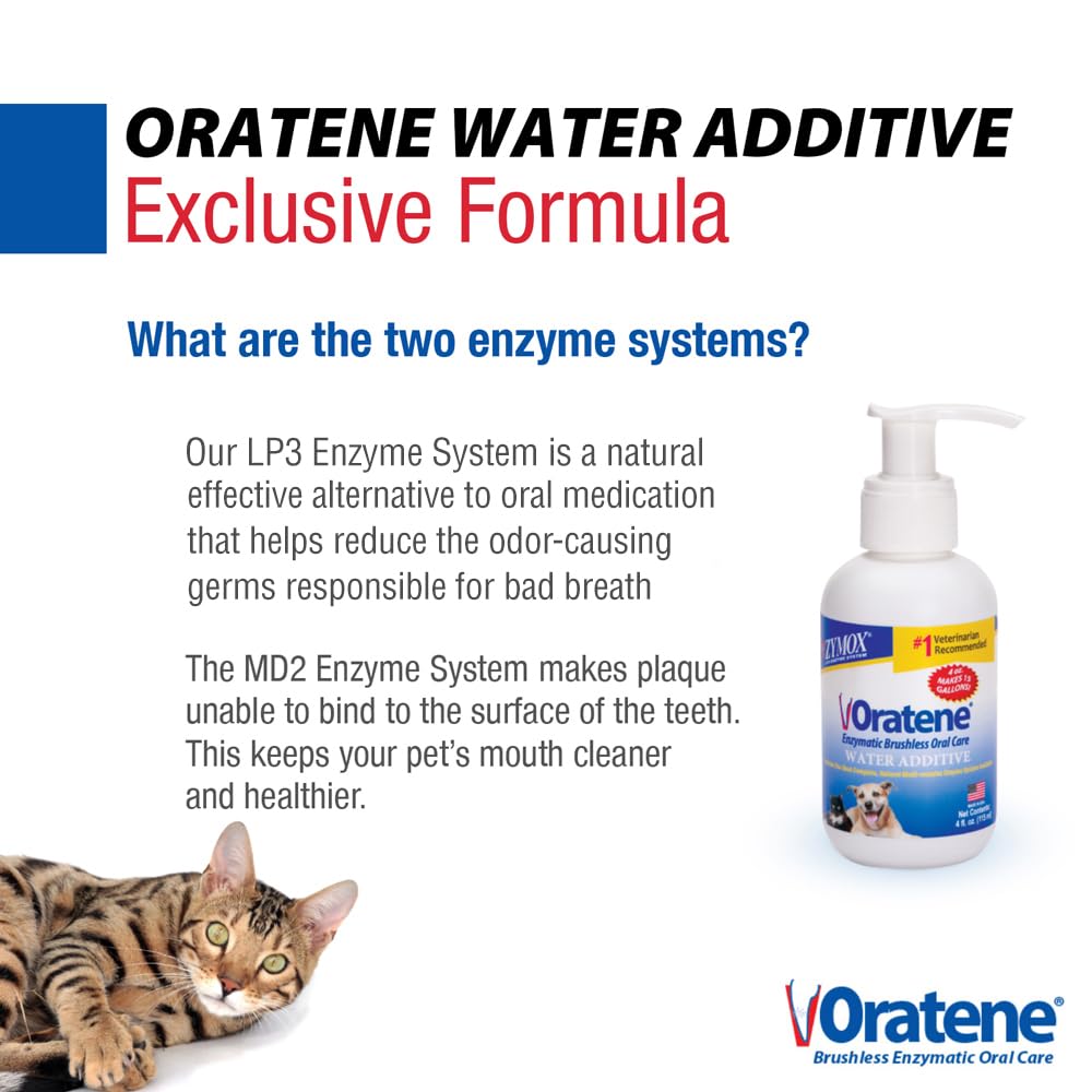 Pet King Brands Zymox Oratene water additive fresh breath for pets