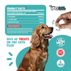 PET LOL taurine supplement for active dogs during play and daily routines