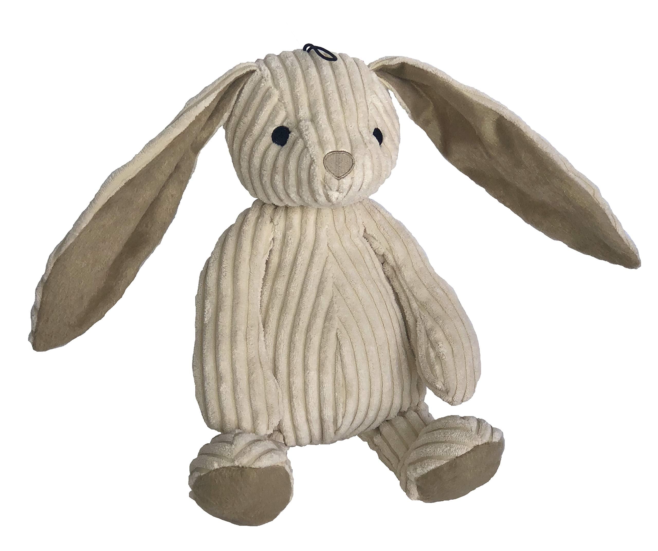 Pet Lou corduroy rabbit toy shows durable fabric for long-lasting play sessions.