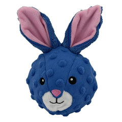 Pet Lou Rabbit EZ Squeaky Ball interior squeaky core visible inside plush exterior.