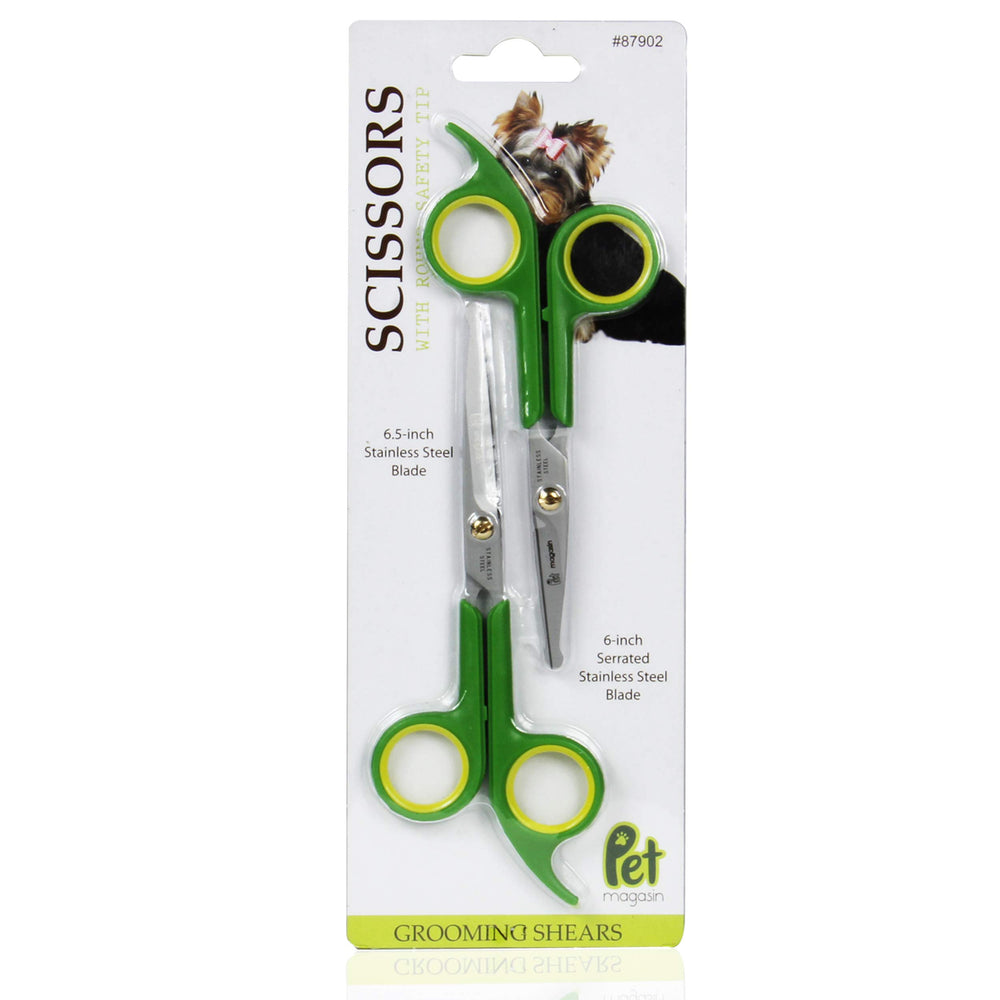 Pet Magasin Japanese grooming scissors body-trim for smooth, efficient fur shaping.