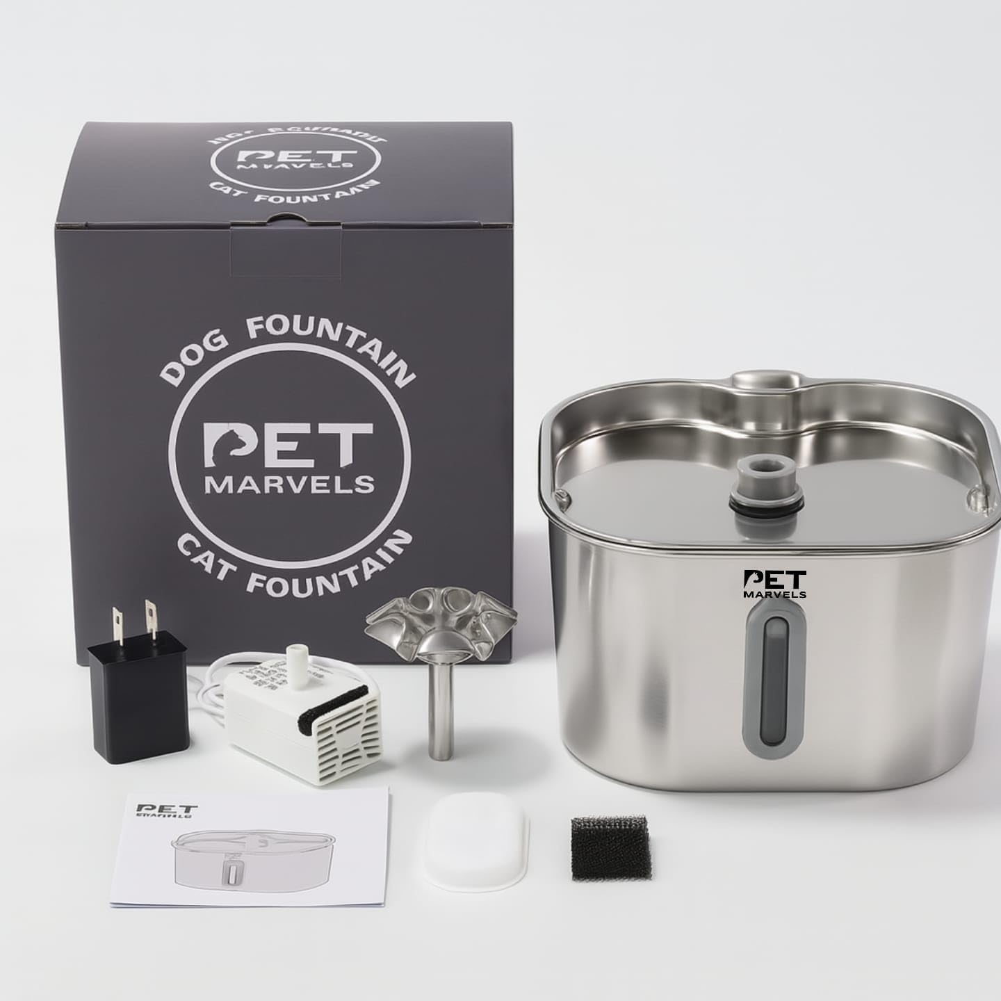 Pet Marvels fountain supports healthy sipping for cats and small dogs