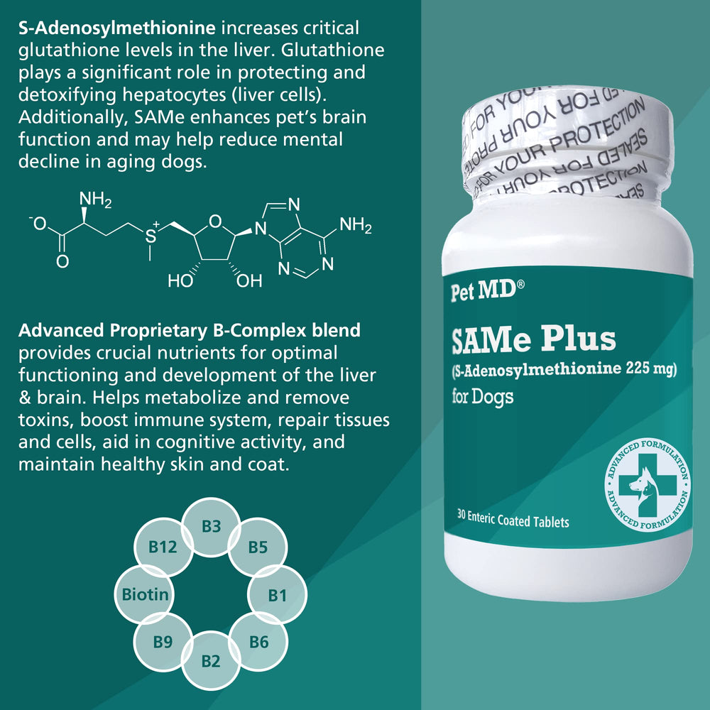 Pet MD Same Plus is made in the USA in regulated facilities.