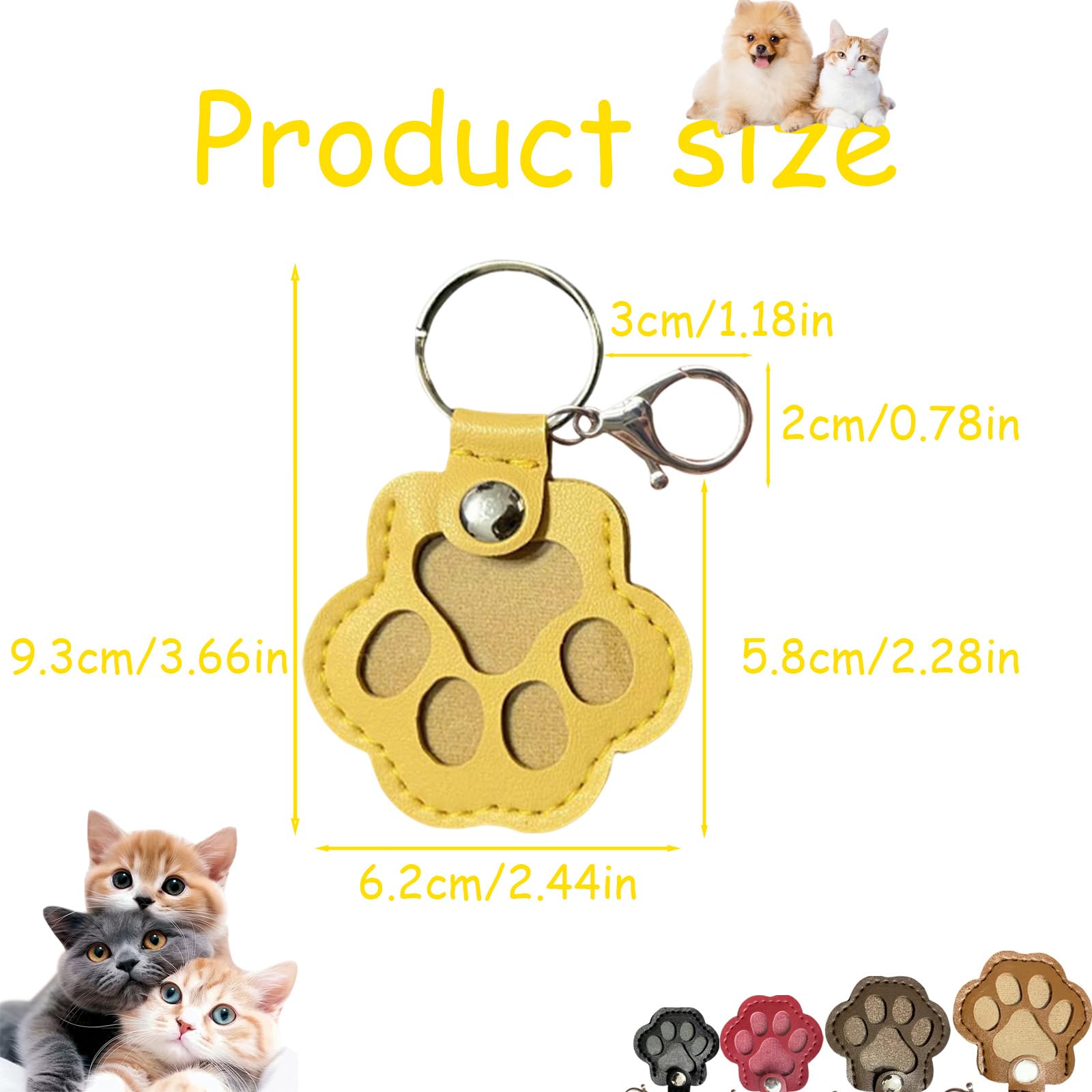 Pet Fur Keepsake Keyring pairs with leashes and bags for portable remembrance.