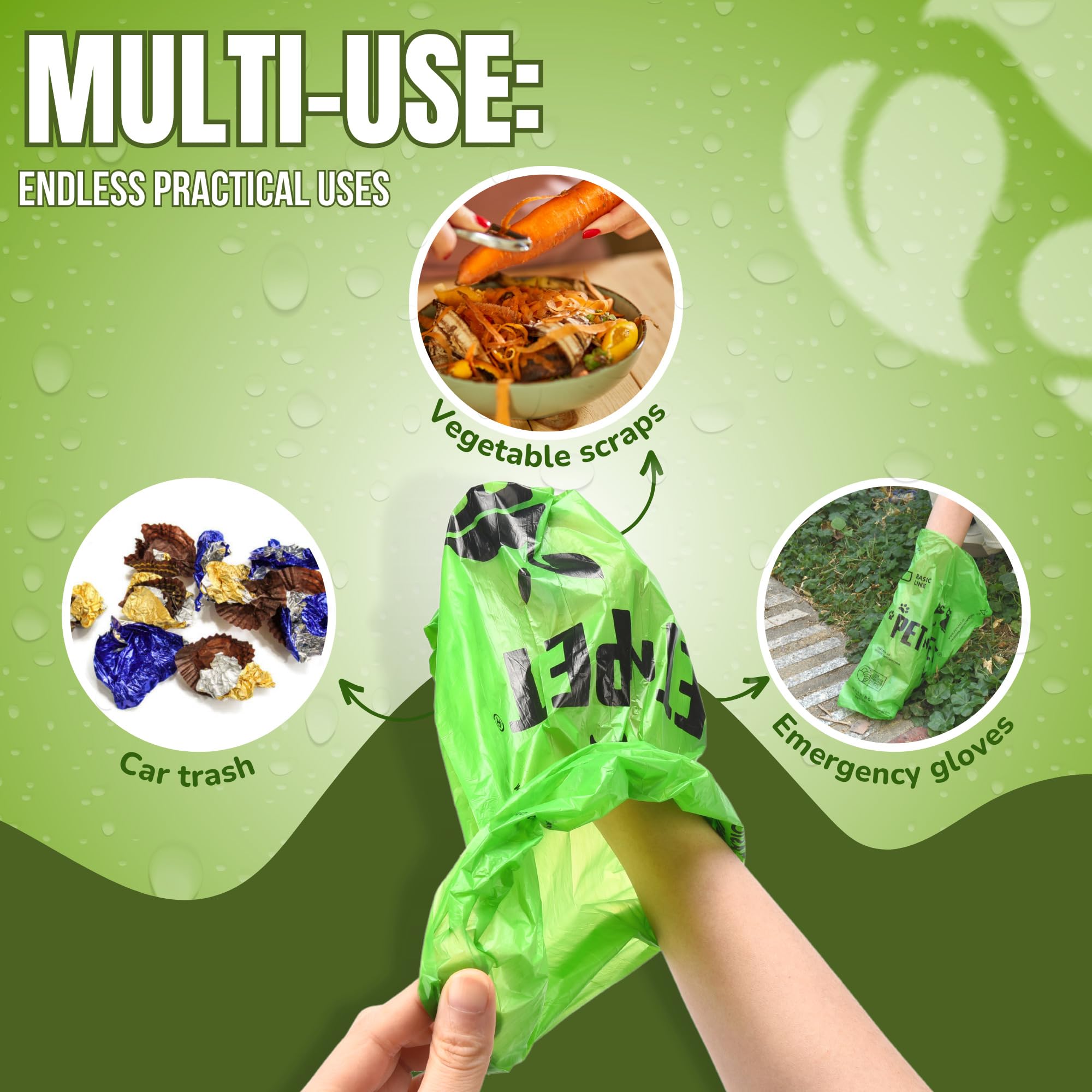 PET N PET 60-roll pack keeps ready for daily outings.