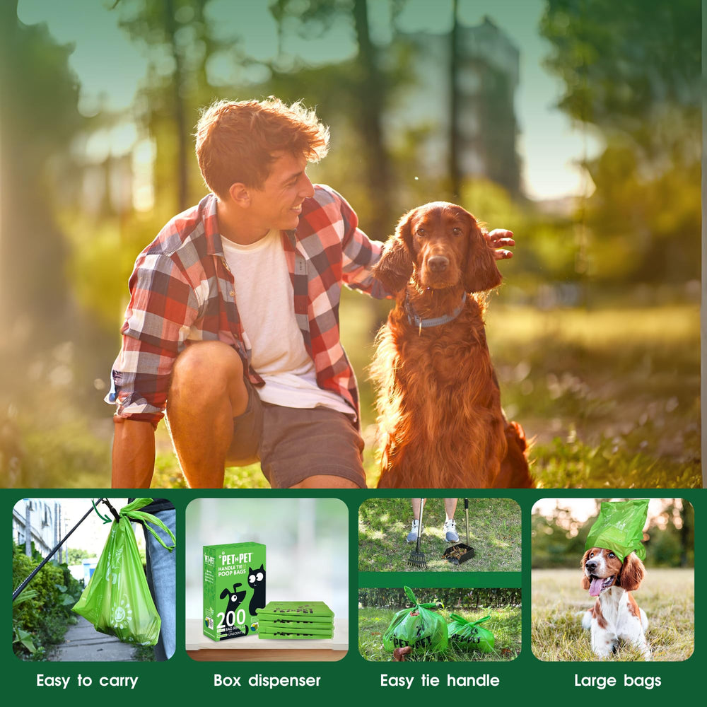 PET N PET 800-counts unscented bags on packaging ideal for on-the-go walks