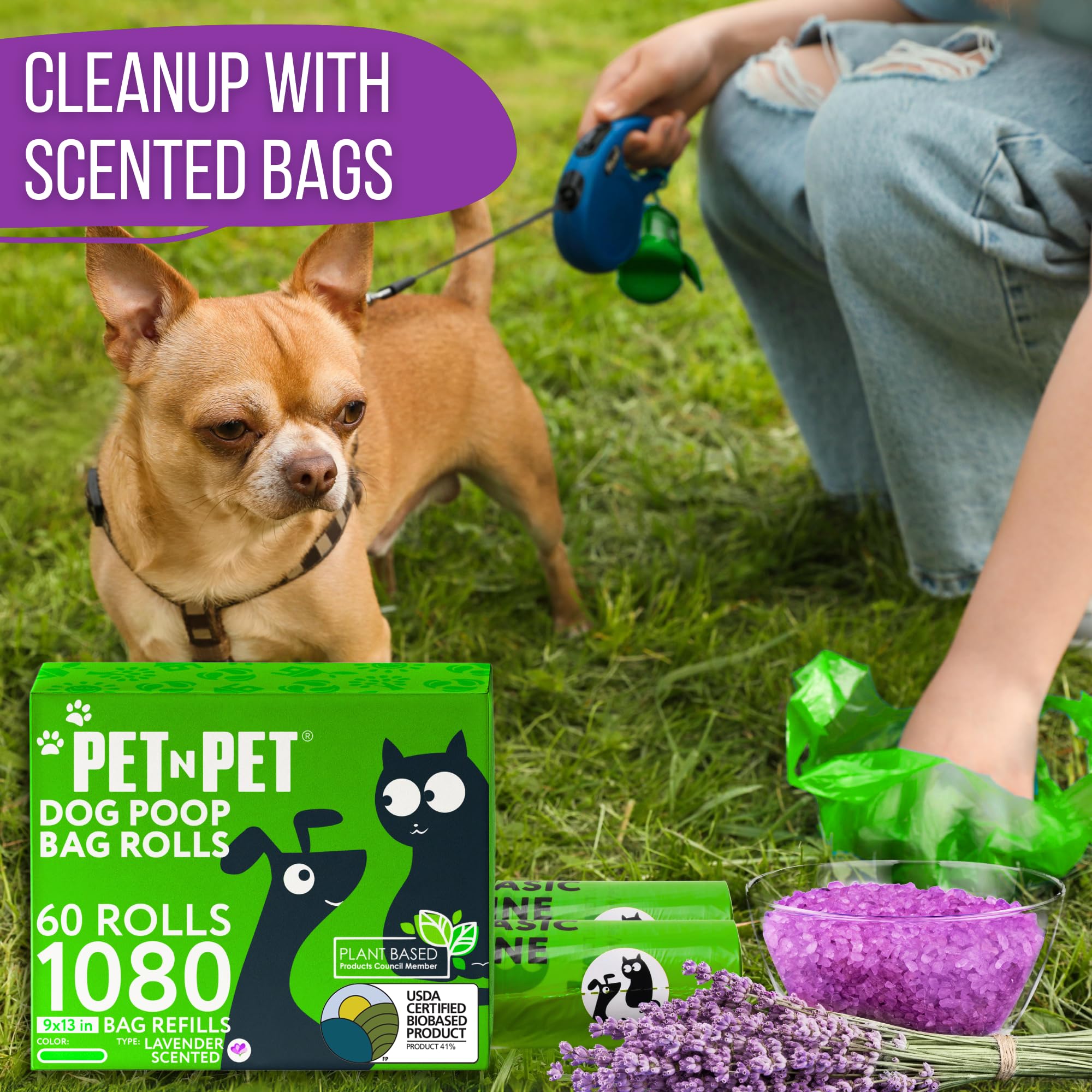 PET N PET dispenser-compatible bags fit most standard dispensers