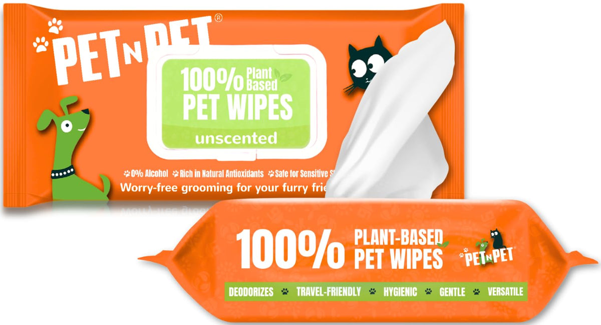 PET N PET dog wipes pack front for quick, no-fuss cleanups