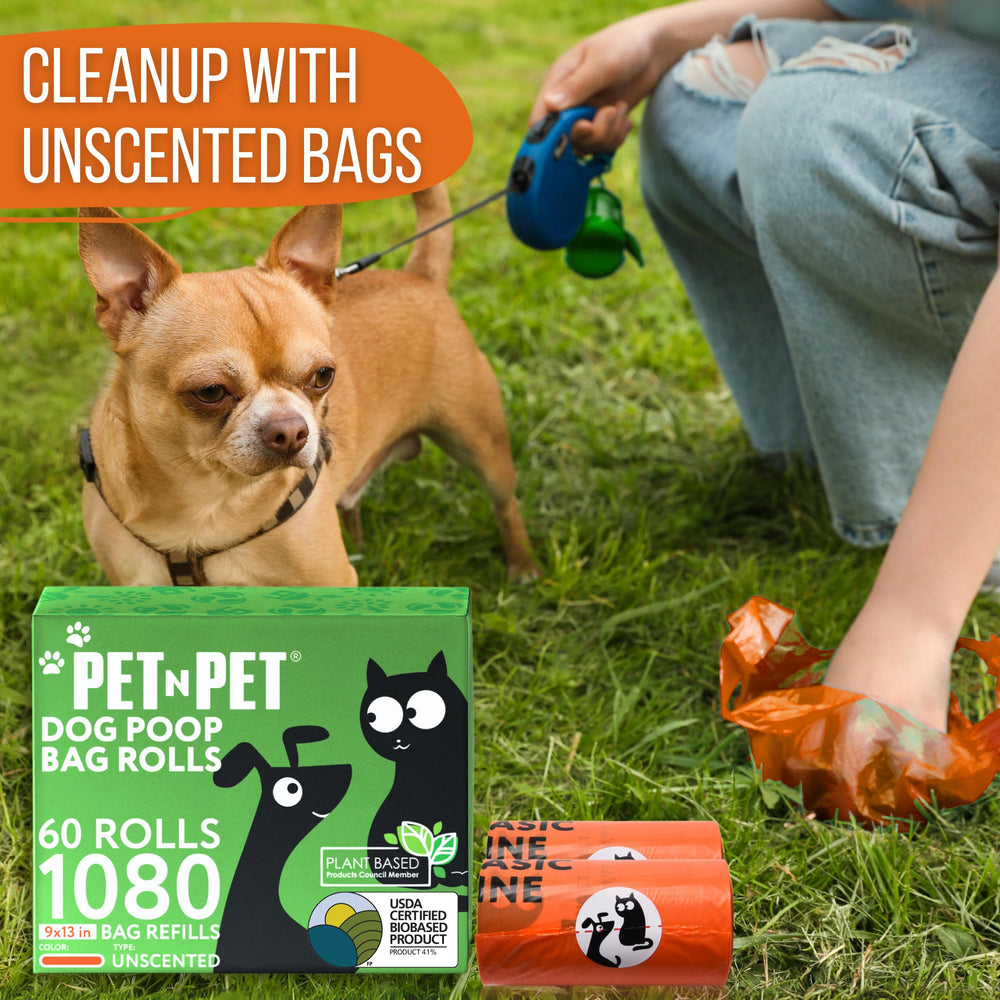 PET N PET easy-tear design bags speed up cleanup on walks