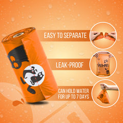 PET N PET extra-thick dog waste bags for heavy mess containment