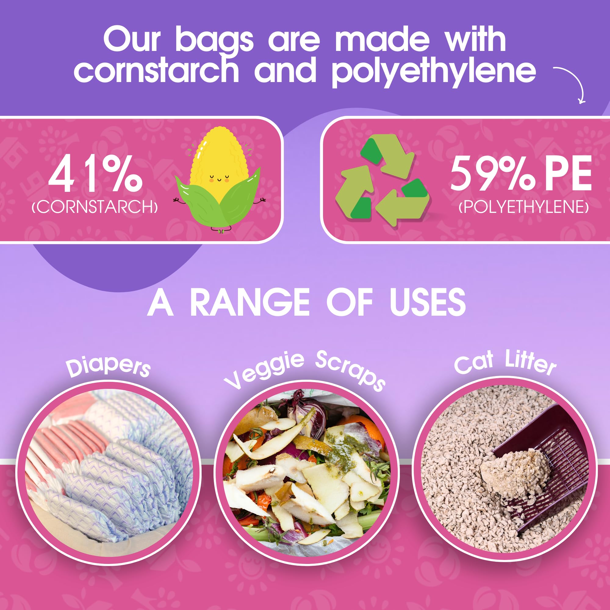 PET N PET one-handed tear design speeds cleanup during outdoor trips.