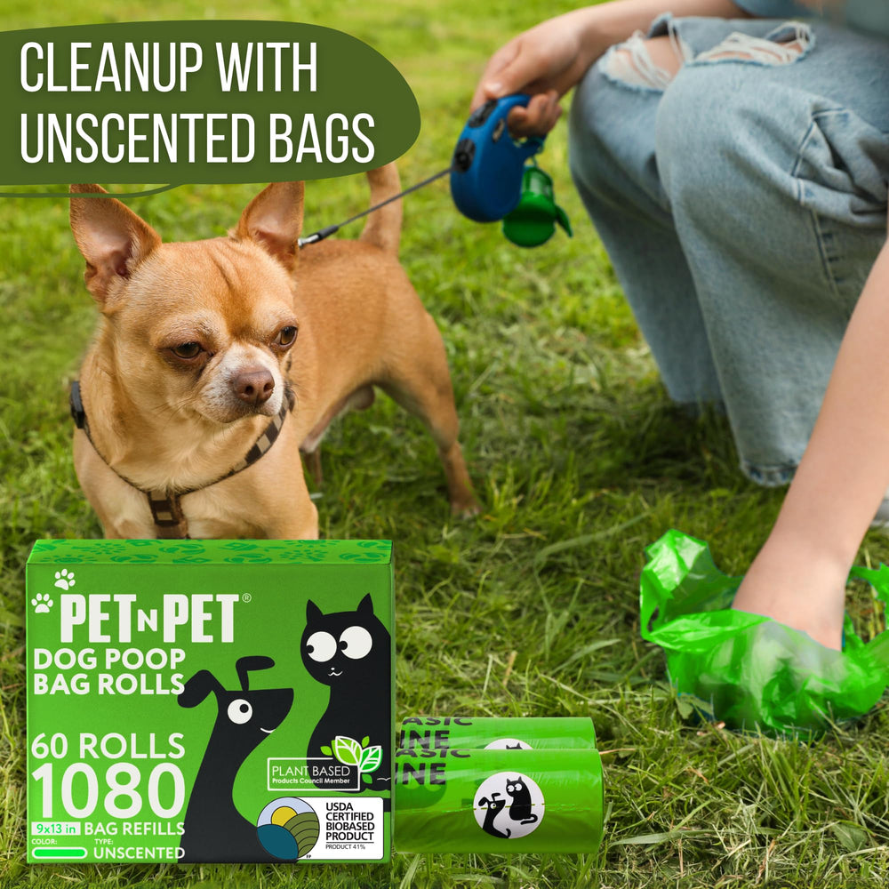 PET N PET bags use 41% plant-based materials for a gentler option.