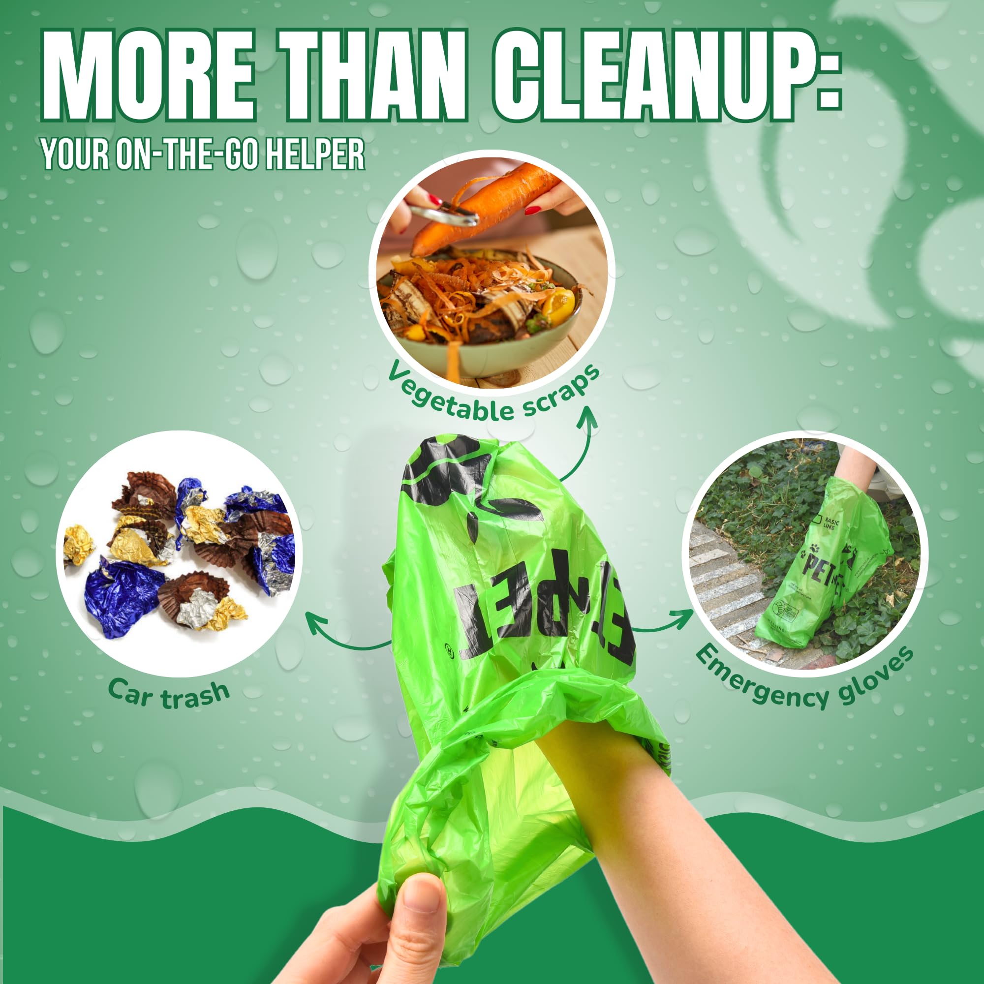 PET N PET unscented bags highlight odor-free cleanup during walks