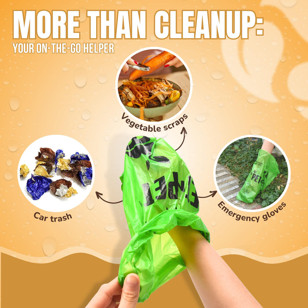 PET N PET unscented poop bags for a neutral cleanup experience.