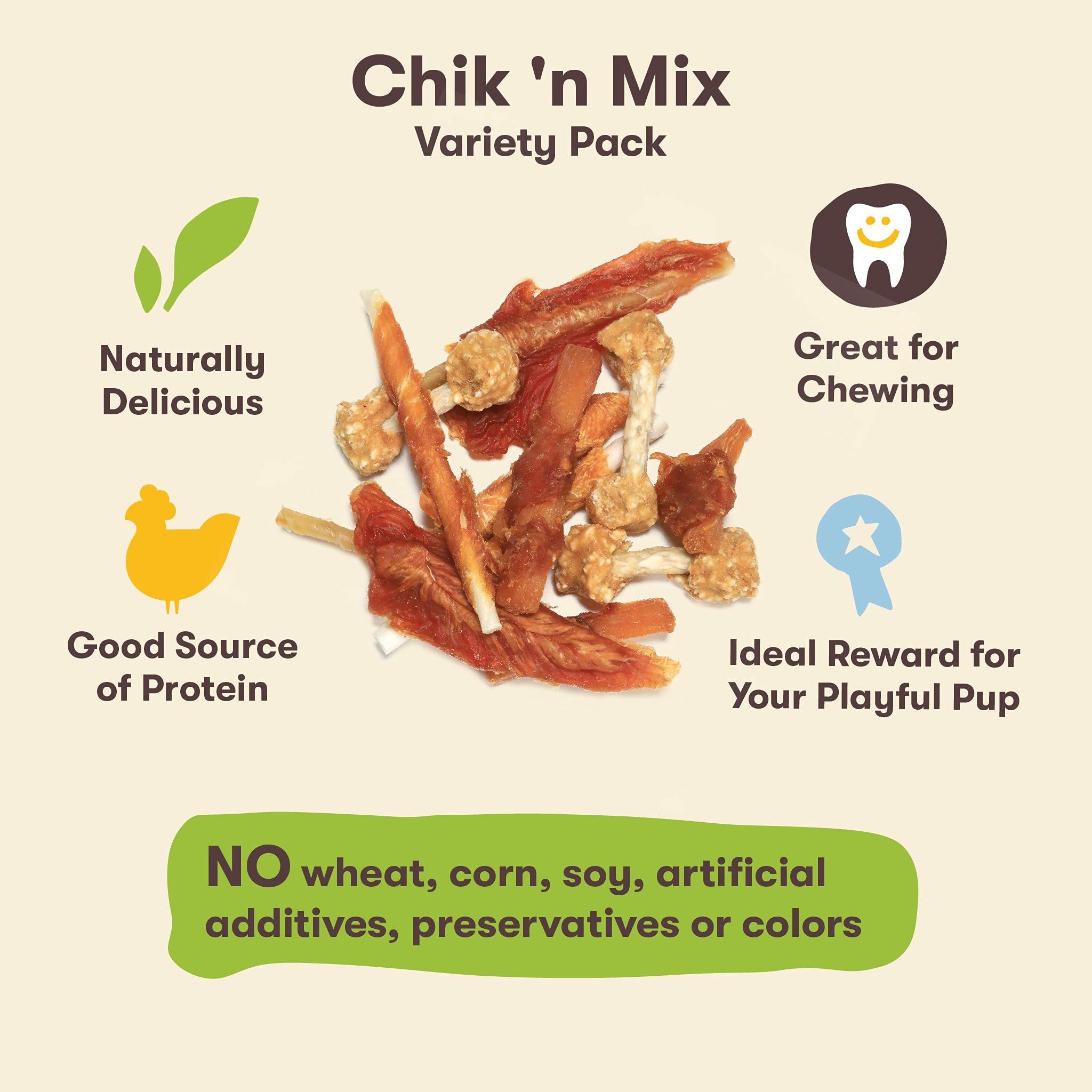 Pet 'n Shape Chik 'n Mix chicken rice dumbbells for active dogs