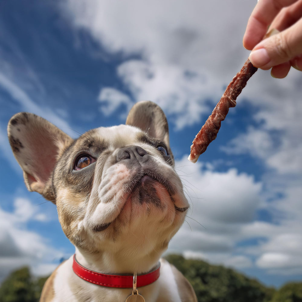 Pet n Shape Hide Twists savory duck aroma delights dogs on walks