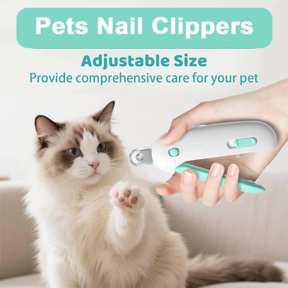 Pet Nail Clipper for Cats ergonomic handles for secure, comfortable grip