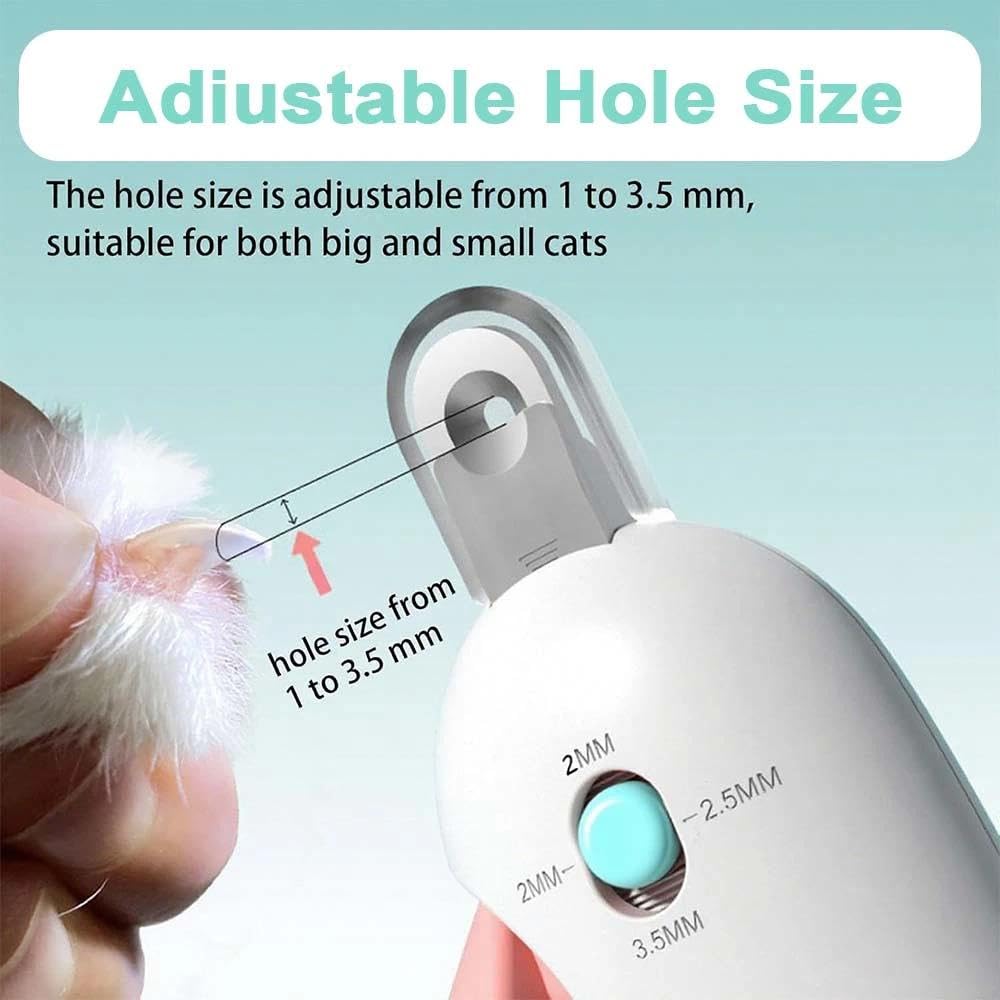 Pet Nail Clipper for Cats in-use during a grooming session with focused care