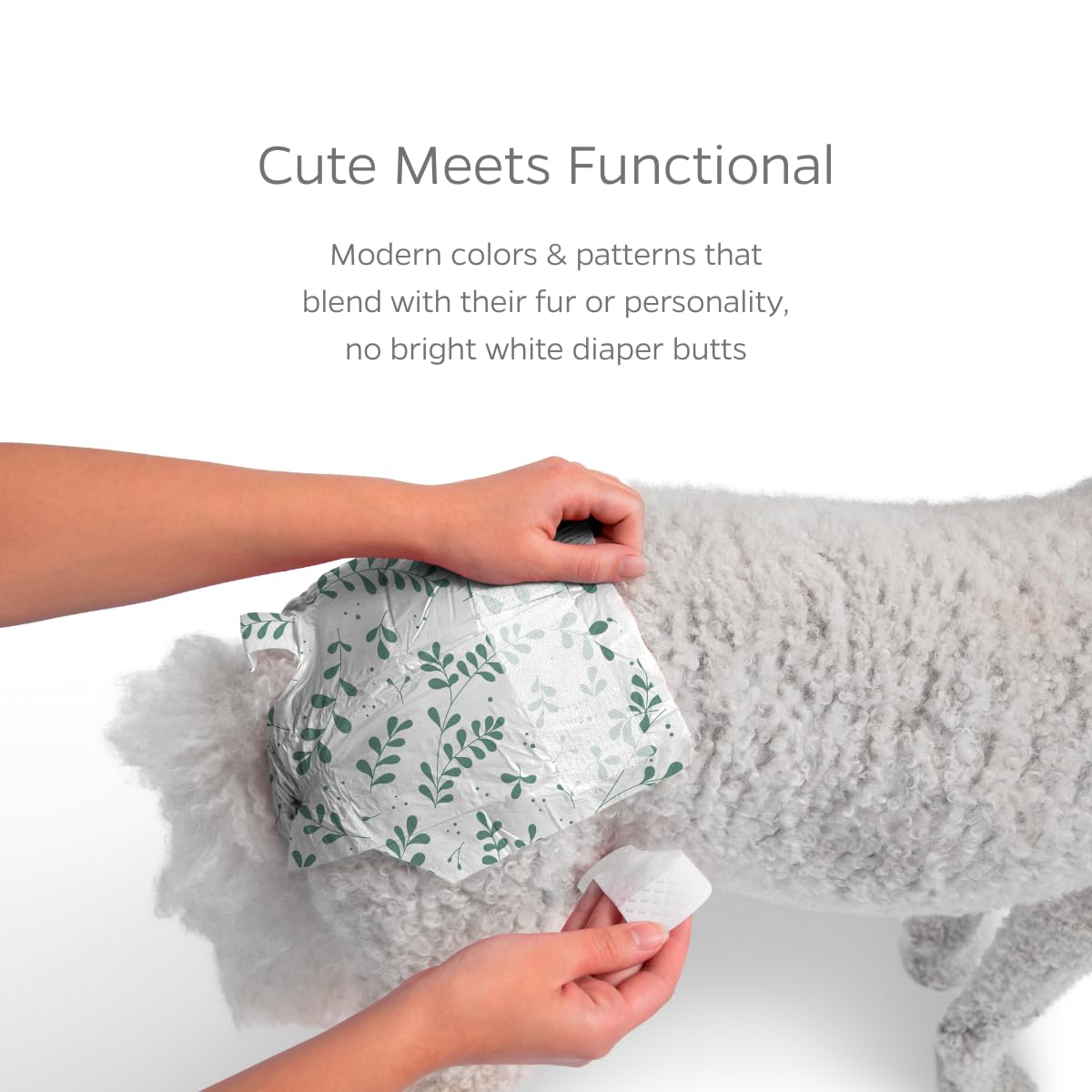 Pet Parents DiPees modern colors blend with fur and home decor.