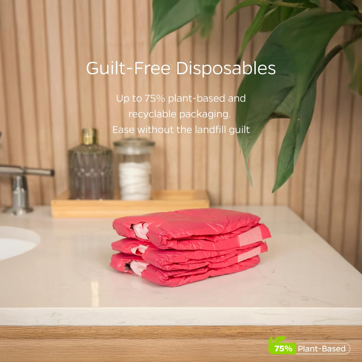 Pet Parents DiPees Mother’s Touch fabric protects skin from irritation.