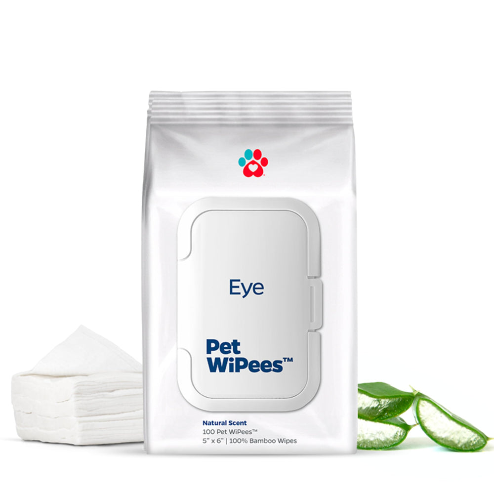 Pet Parents Eye Pet WiPees bottle shown for gentle daily eye care