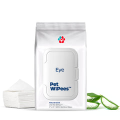 Pet Parents Eye Pet WiPees bottle shown for gentle daily eye care