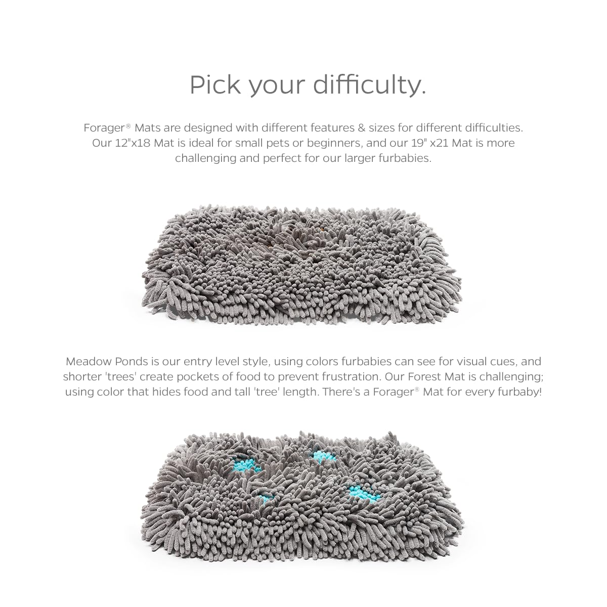 Pet Parents Forager Mat in-use dog eating demonstrates slow, engaging forage experience.