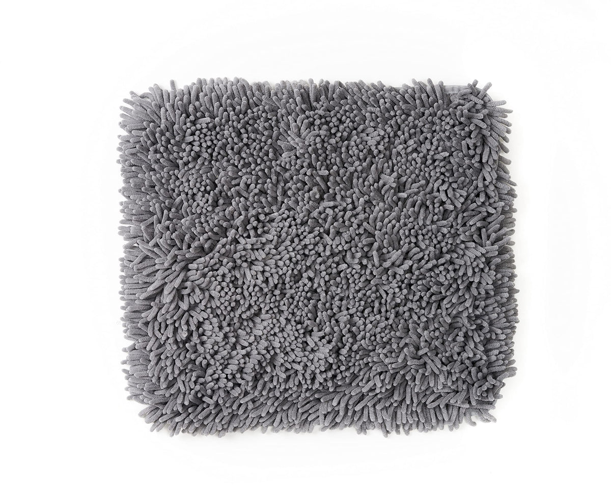Pet Parents Forager Mat forest design close-up shows absorbent center for messy meals.