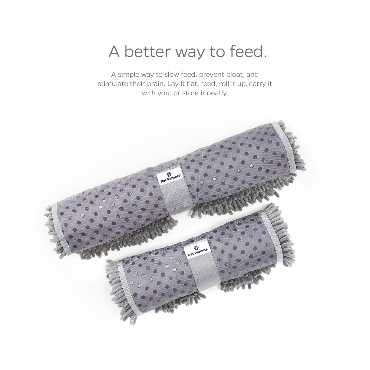 Pet Parents Forager Mat slow-feeder benefits include calmer meals.