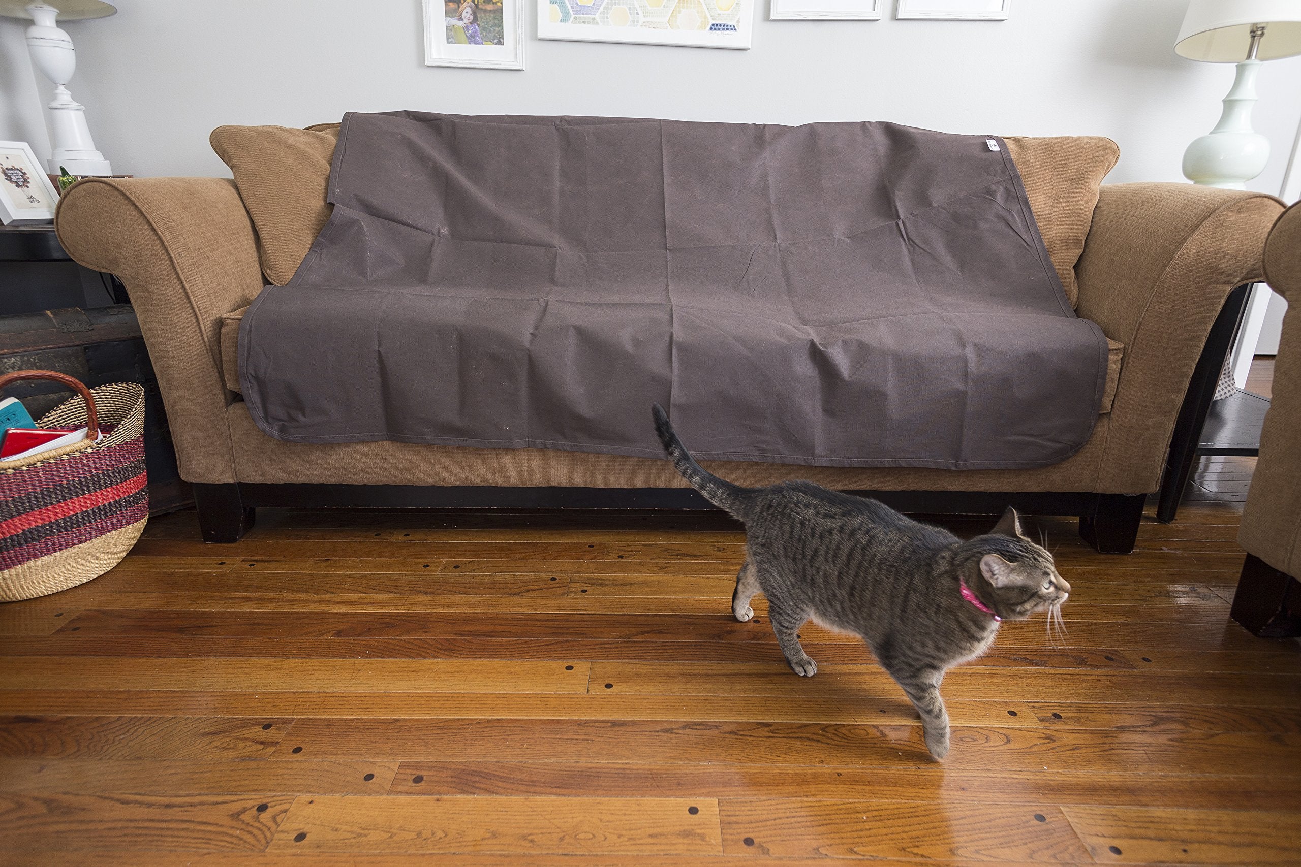 Pet Parents Pain-Free Pet Repeller Mat folded for easy storage.
