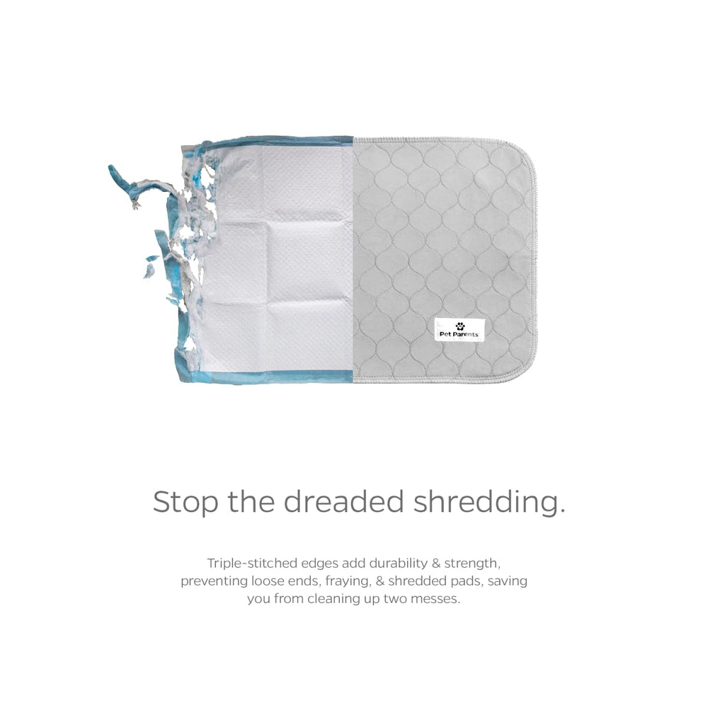 Pet Parents Pawtect Pads crate protection during crate time.