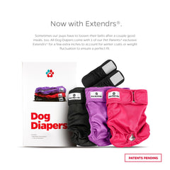 Pet Parents washable dog diapers soft material closeup emphasizes comfort against skin.