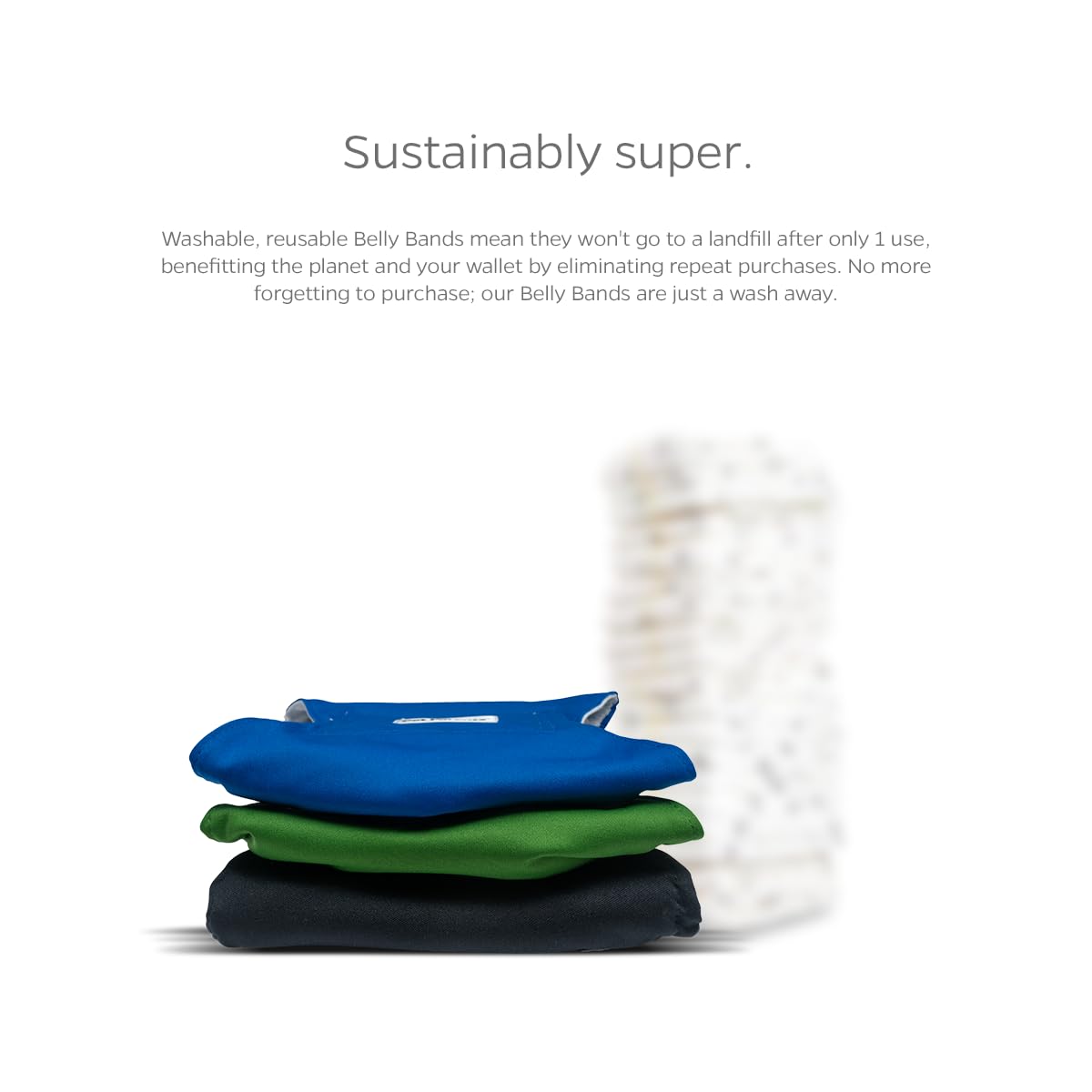Pet Parents WickQuick absorbent core keeps surface dry during wear.