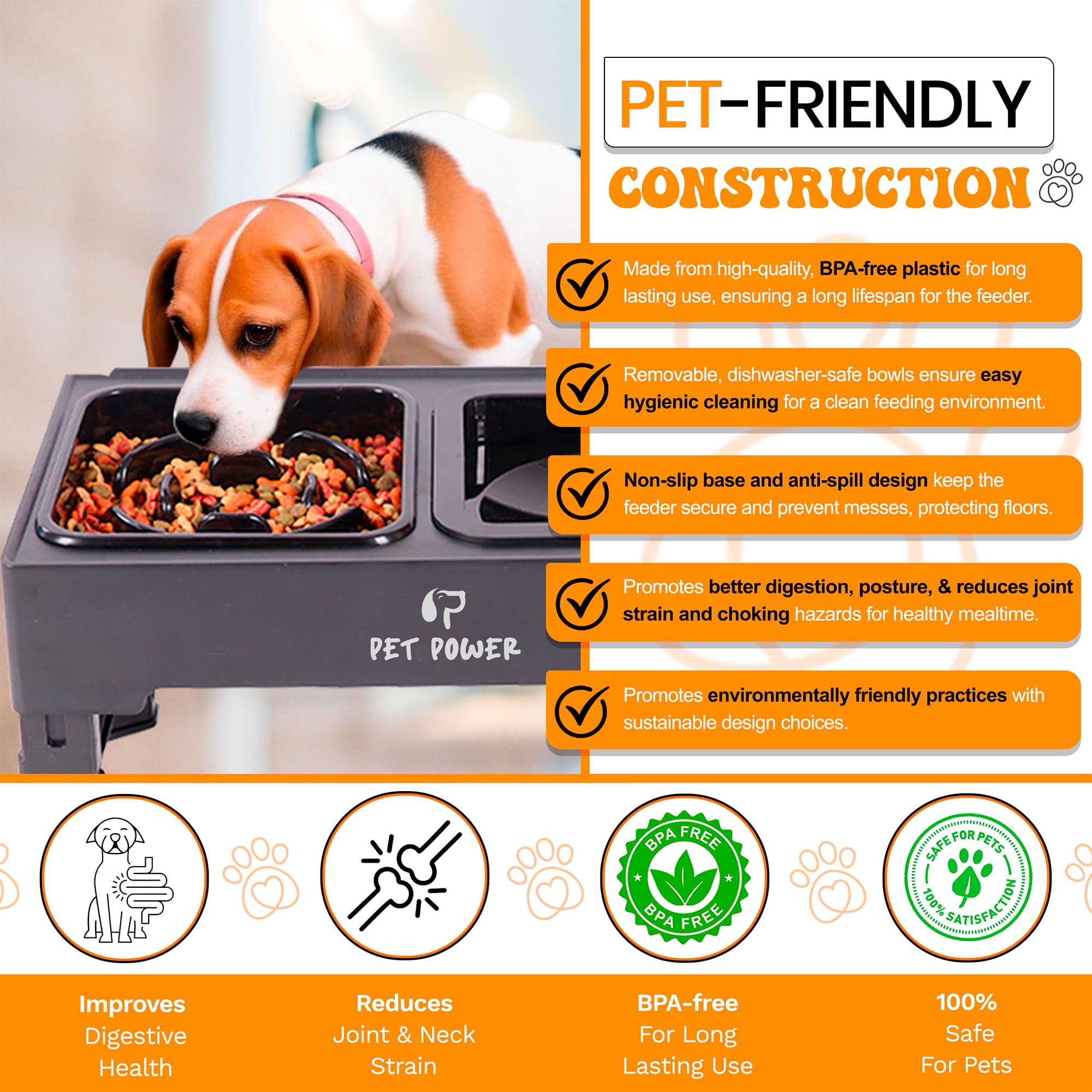PET POWER large breed friendly setup suitable for big dogs