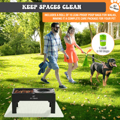 PET POWER slow feeder dish helps slower eating and may support digestion