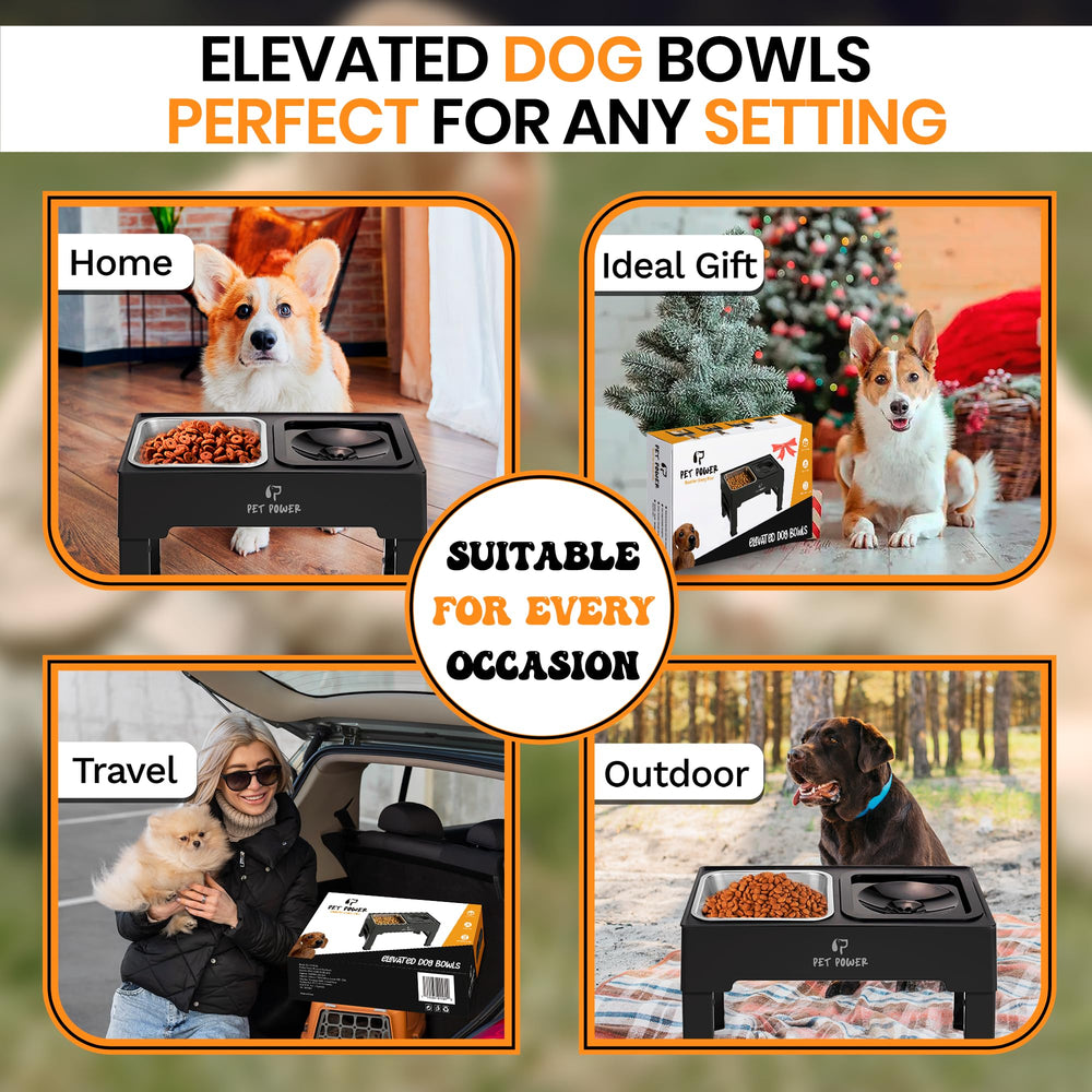 PET POWER foldable-legs-feeder folds for travel and easy storage.