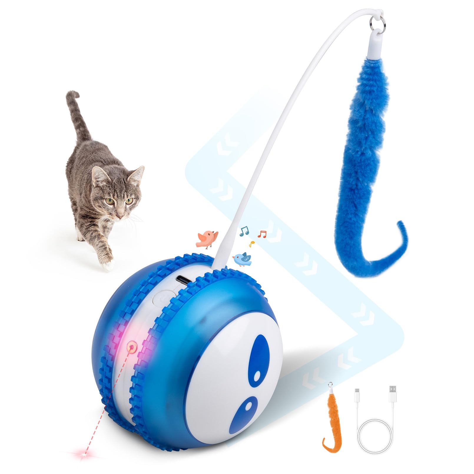 Pet Prime interactive cat toy ball for active play and enrichment
