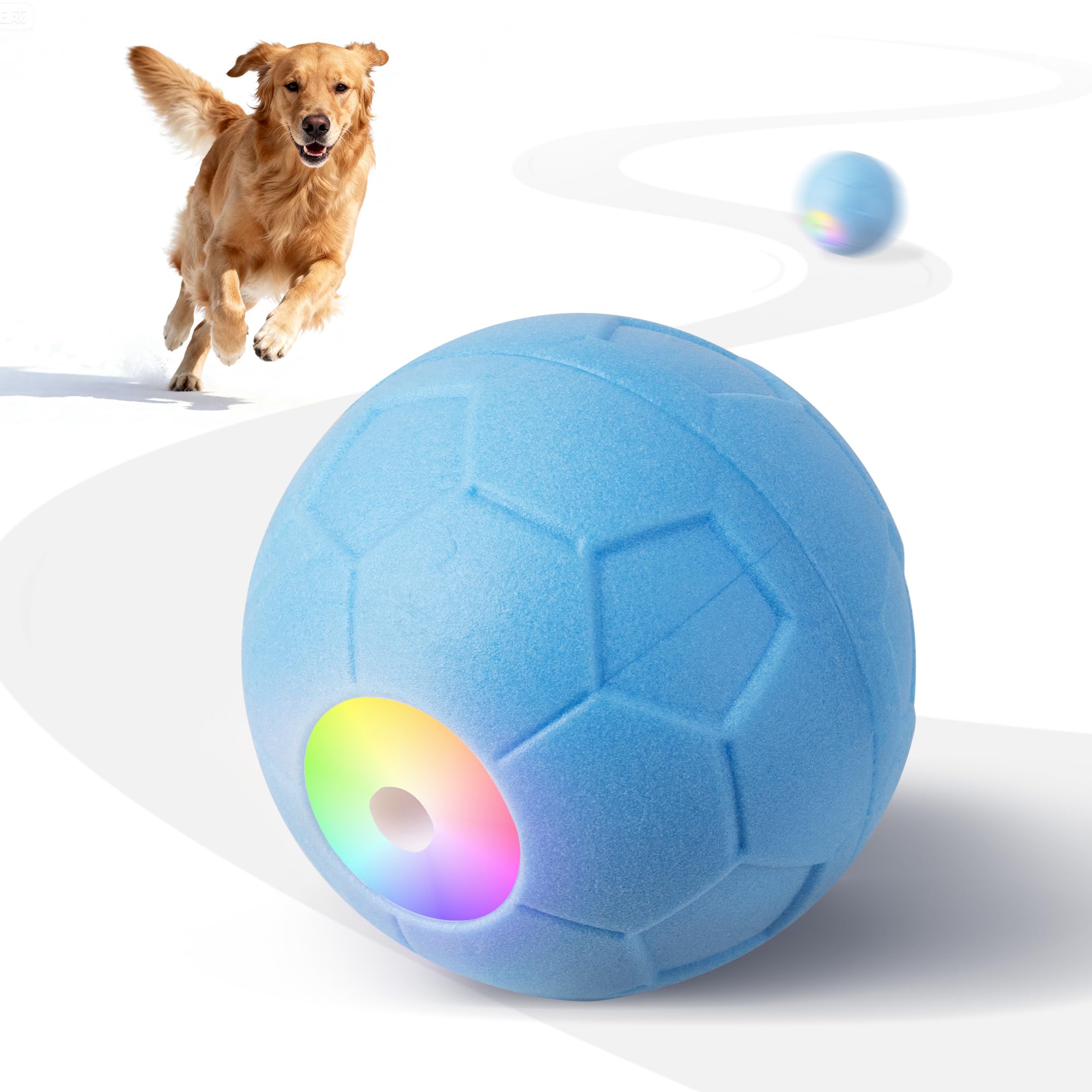 Pet Prime Interactive Dog Ball Toy action-ball for engaging self-moving play