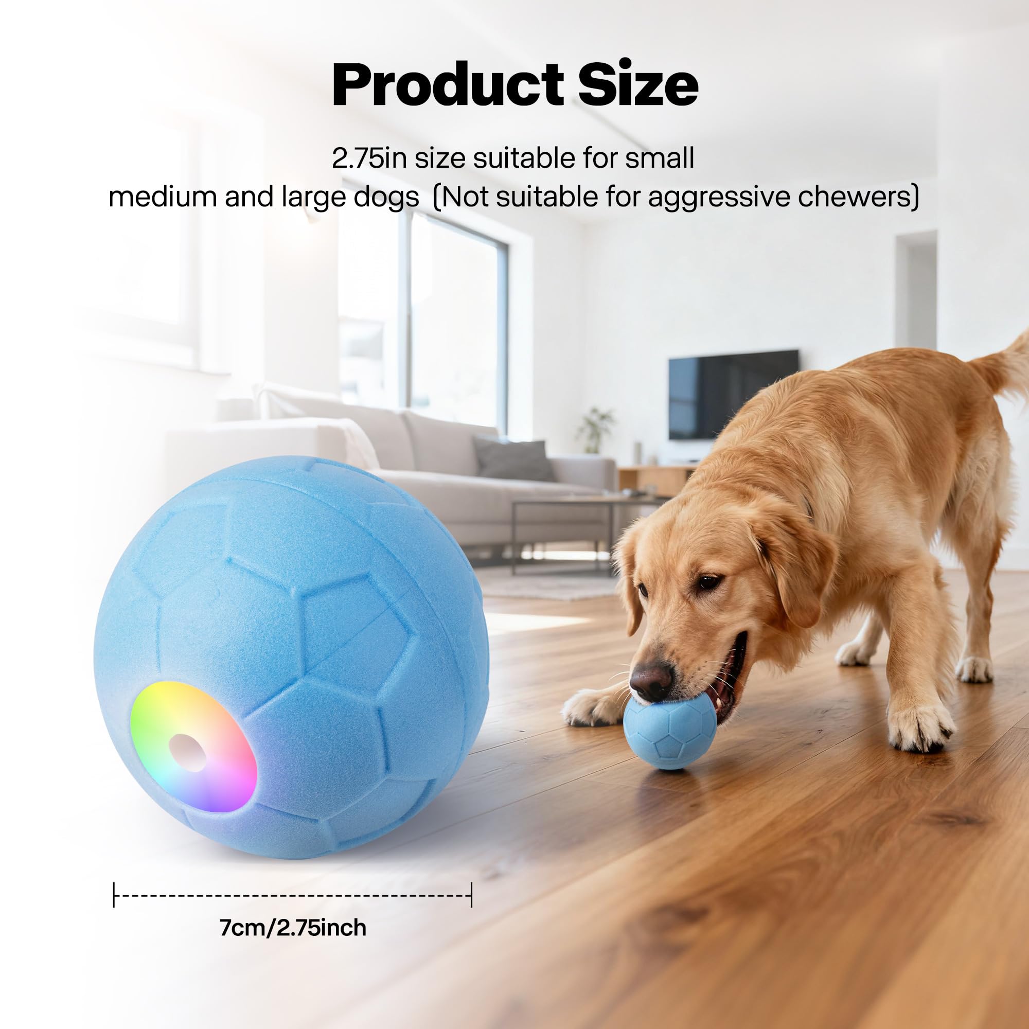 Pet Prime Durable ETPU body for lasting fetch-style play