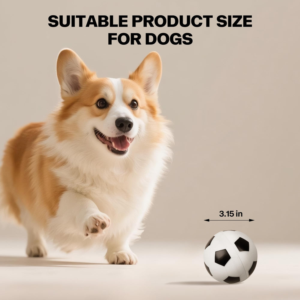 Pet Prime LED light ball glows during play for high visibility and focus.