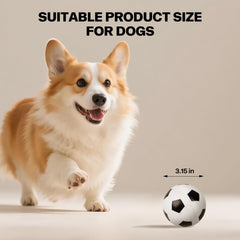 Pet Prime LED light ball glows during play for high visibility and focus.