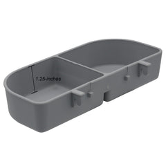 Pet Prime Pet Crate Carrier Cup Double Md measures 8.5 by 3.5 by 1.5 inches for compatibility.