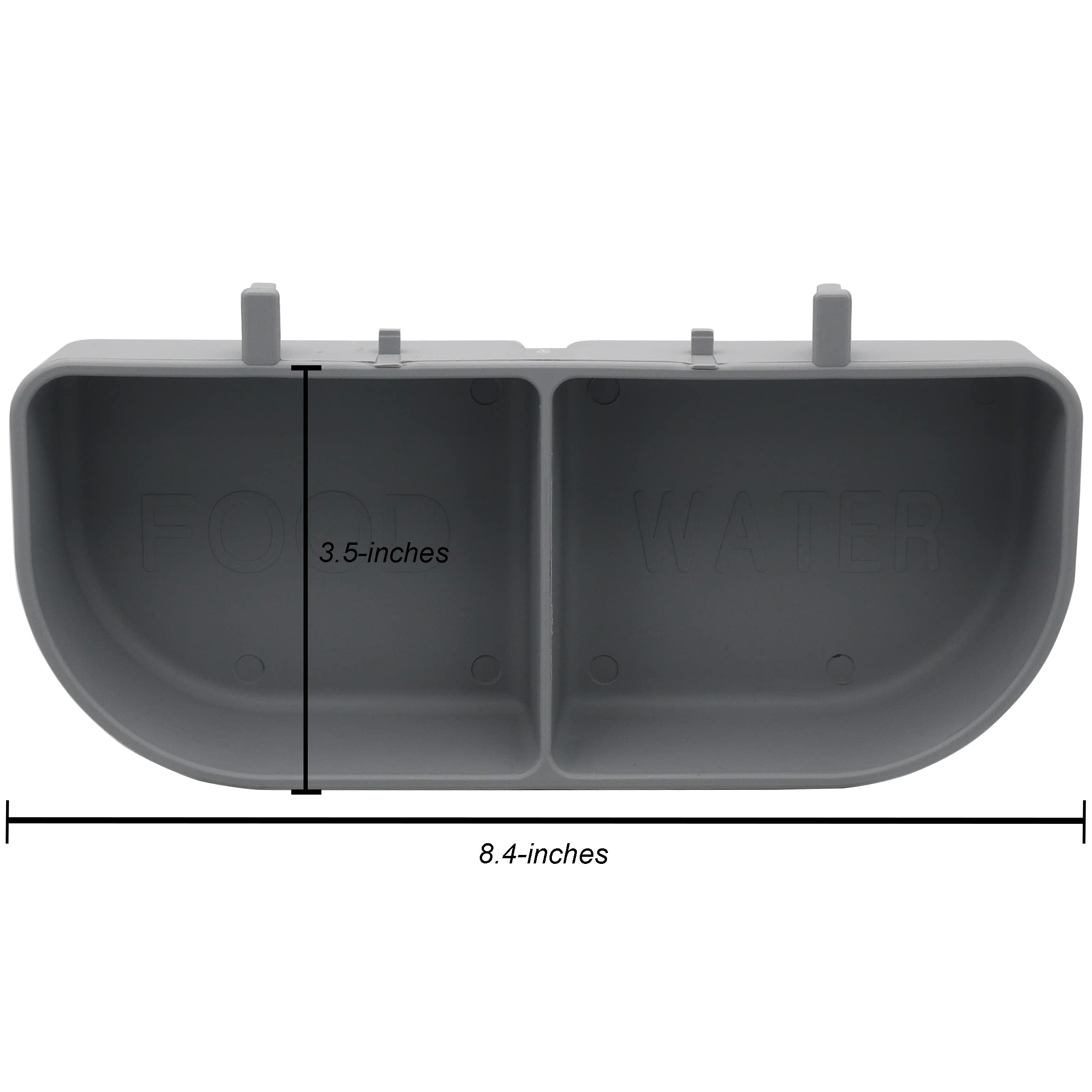 Pet Prime Pet Crate Carrier Cup Double Md snaps onto kennels for secure traveling.