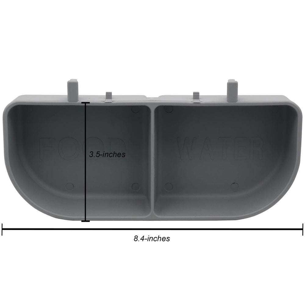 Pet Prime Pet Crate Carrier Cup Double Md snaps onto kennels for secure traveling.