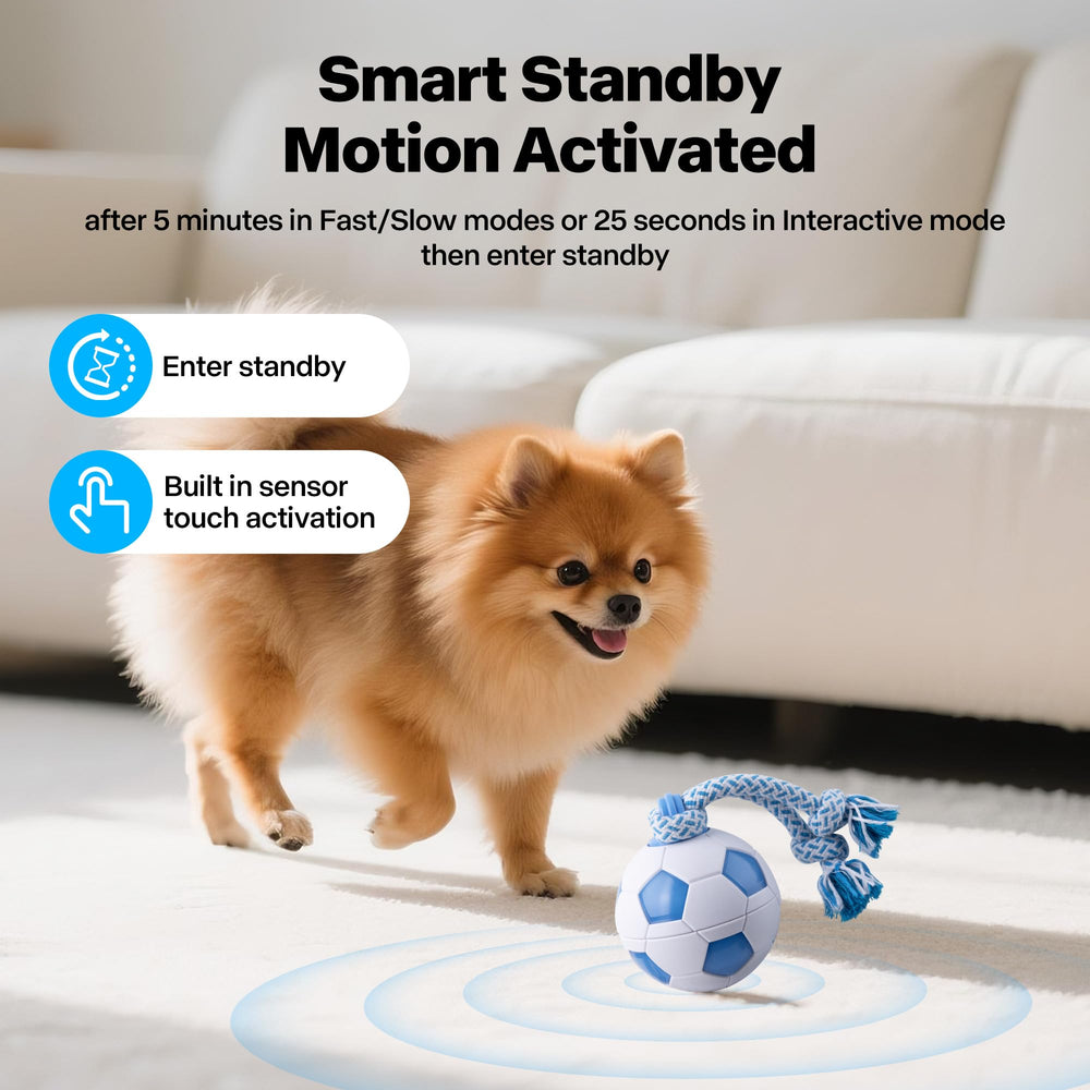 Pet Prime rechargeable dog toy with quick charge for extended play.