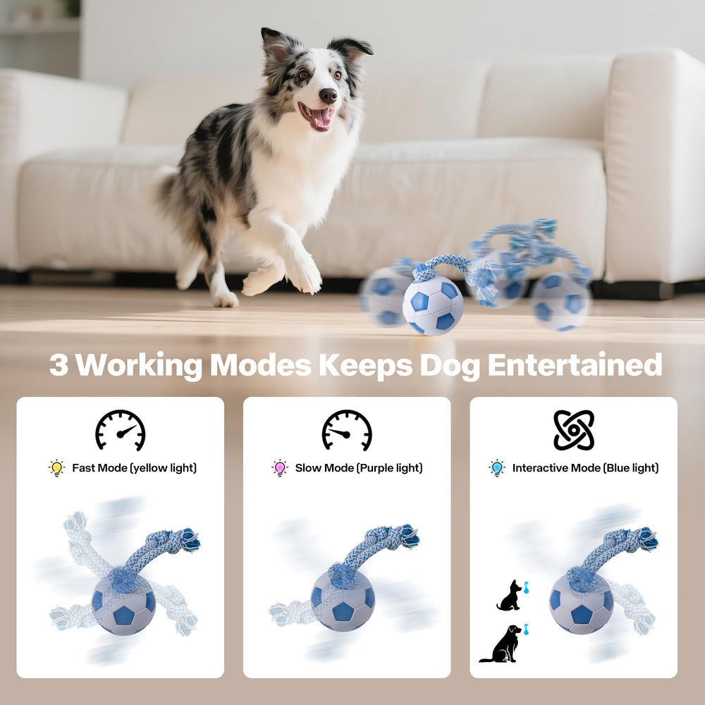 Pet Prime rope attachment adds movement for engaging tug and chase sessions.