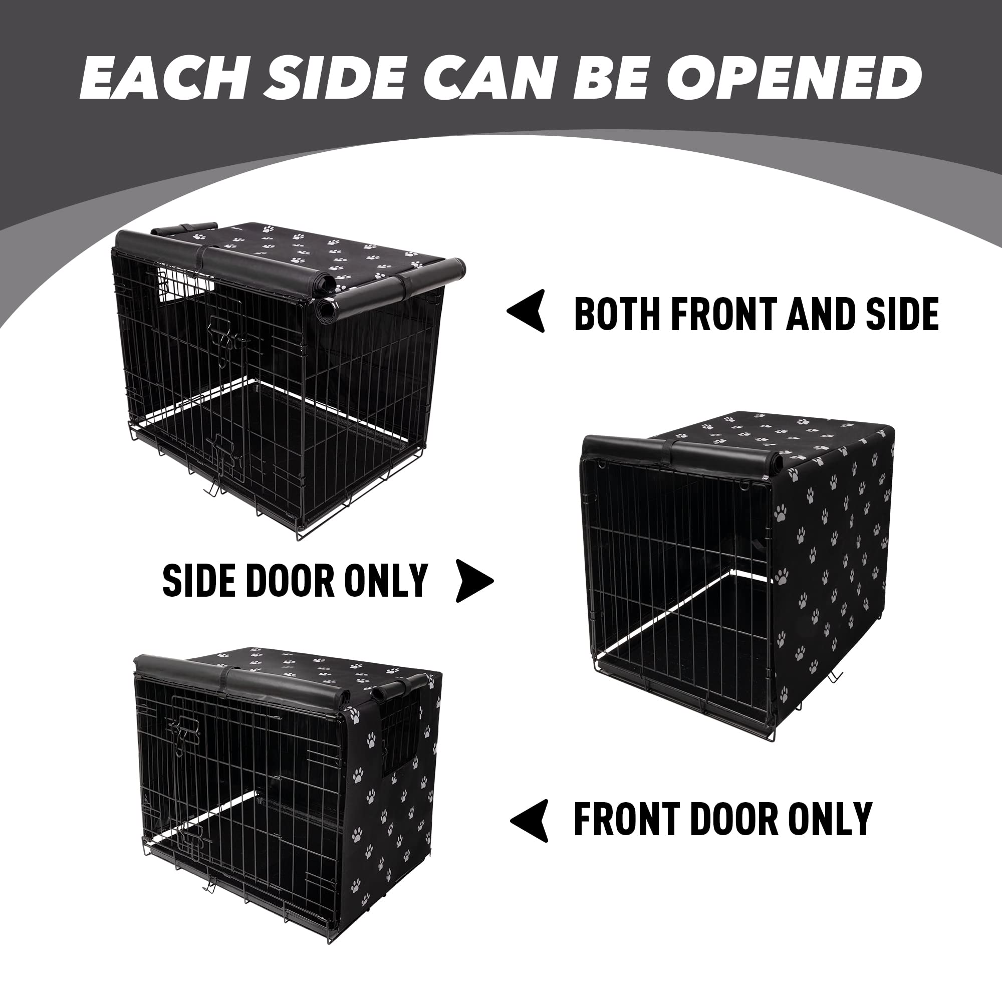 Pet Prime windproof design helps maintain comfortable crate interior.