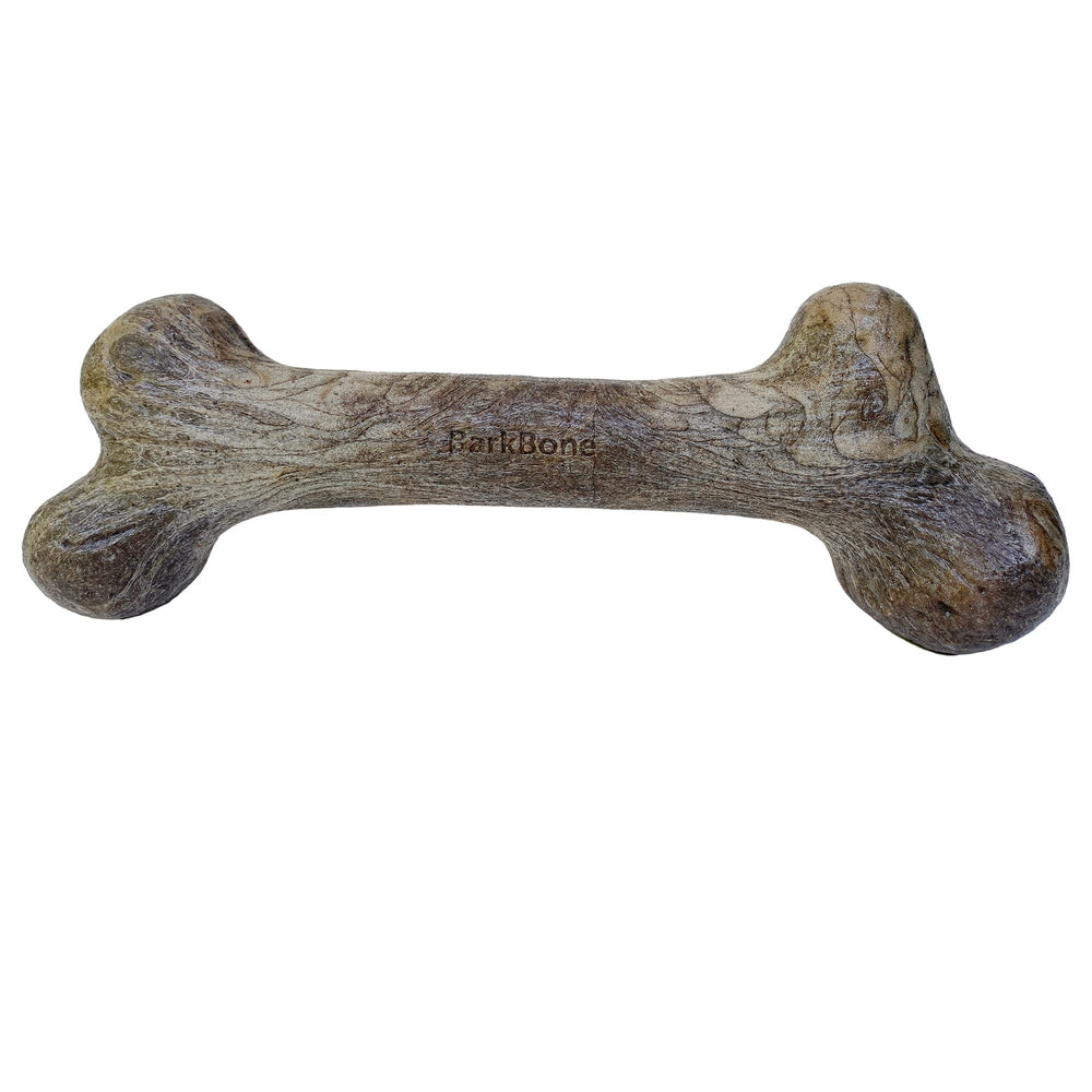 Pet Qwerks Dinosaur BarkBone safe chewing surface for dogs